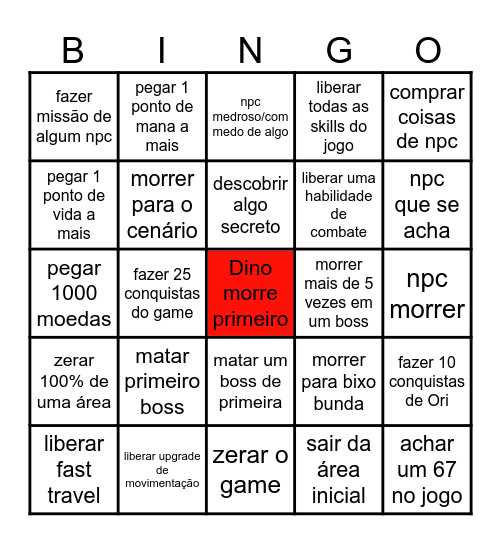bingo sapeca Bingo Card
