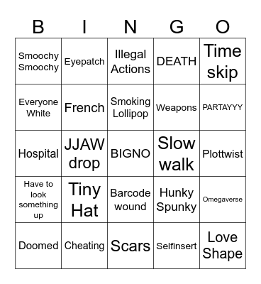 Gacha Life Bingo Card