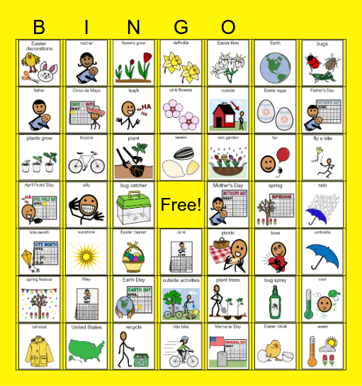 SPRING BINGO Card