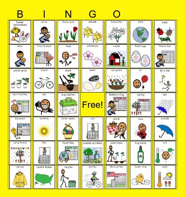 SPRING BINGO Card