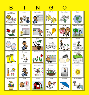SPRING BINGO Card