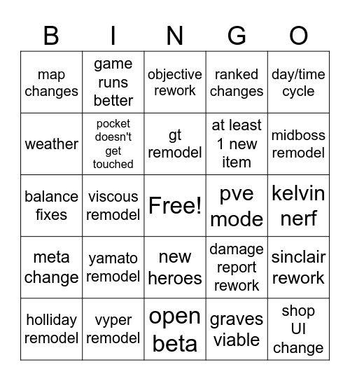 locky 29.09.26 update Bingo Card