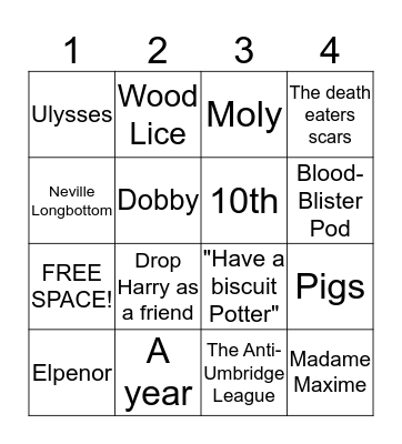 Discussion Bingo! Bingo Card