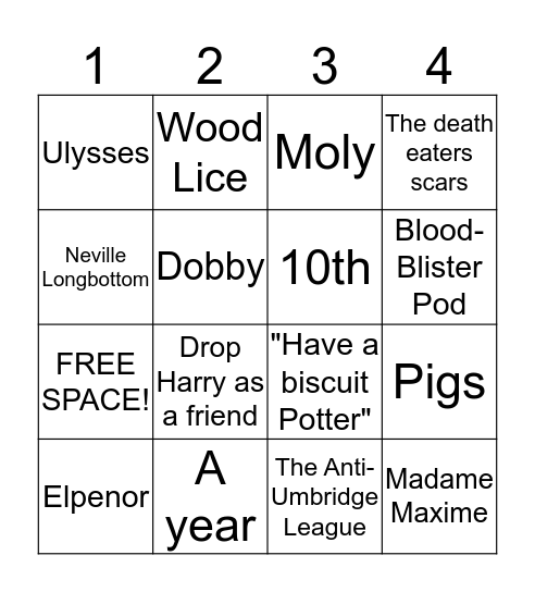 Discussion Bingo! Bingo Card