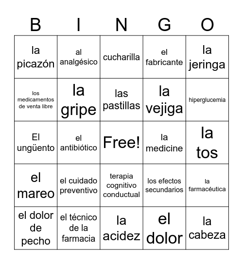 NHPA Bingo Card