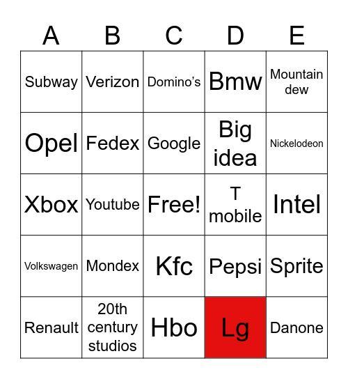 THE EPICNESS OF Bingo Card
