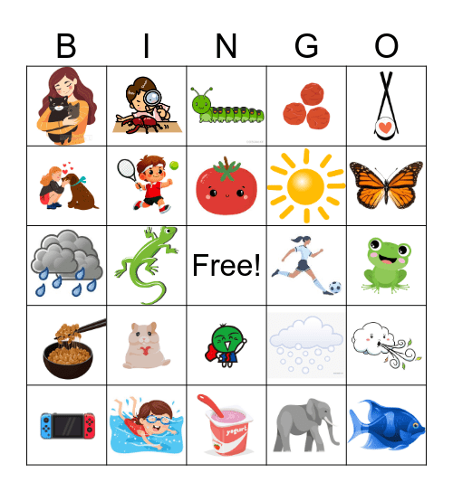 Do you like ____? Bingo Card