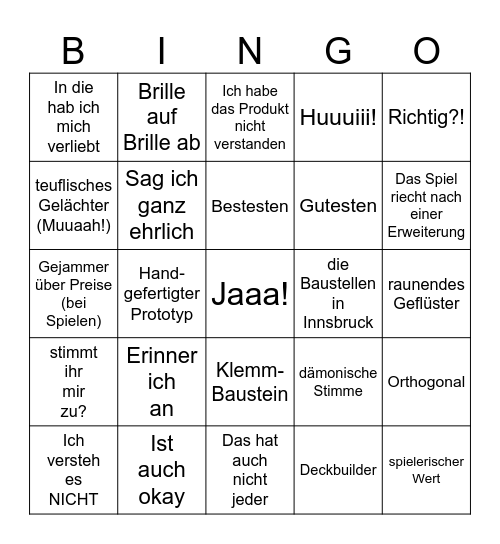Bertram-Bingo Card