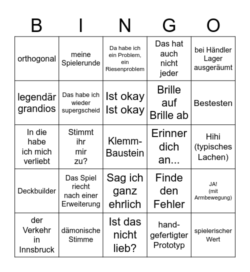 Bertram-Bingo Card