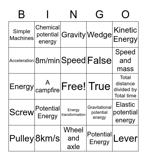 Checkpoint BINGO Card