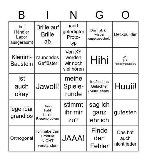 Bertram-Bingo Card