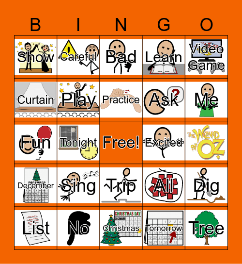 Wimpy Kid Chapter 3 Bingo Card