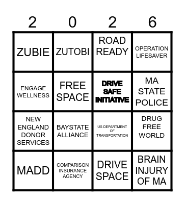 NETSEA FALL CONFERENCE Bingo Card