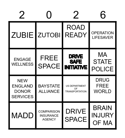 NETSEA FALL CONFERENCE Bingo Card