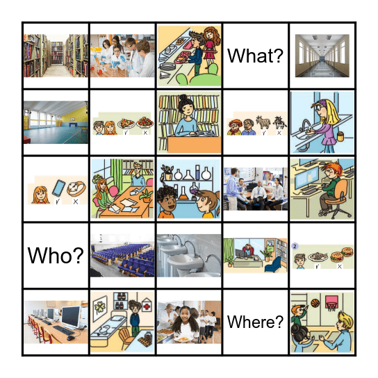 BACK to SCHOOL Bingo Card