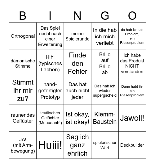 Bertram-Bingo Card
