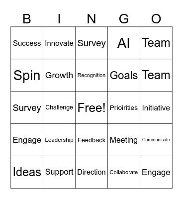 HR  TOWN HALL Bingo Card