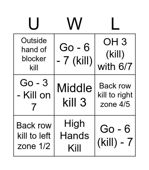 Check All the Boxes Bingo Card
