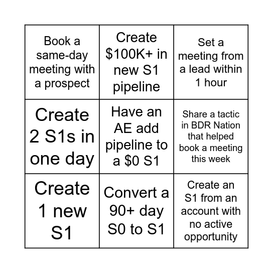 Pipeline Powerhouse Bingo: The Final Countdown Bingo Card