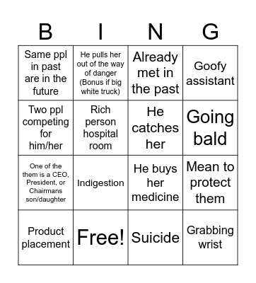 KDrama BINGO Card