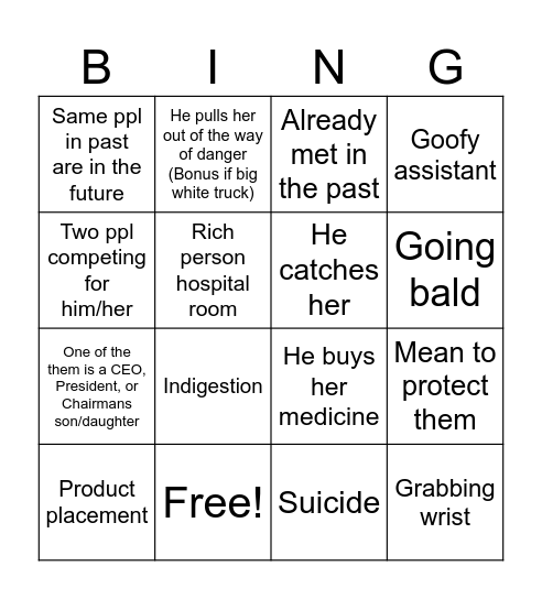 KDrama BINGO Card