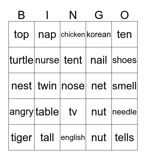 Atlas Bingo Card
