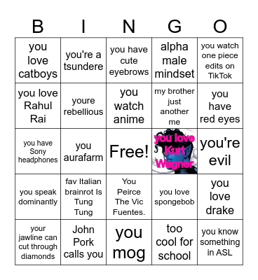 auramax Bingo Card