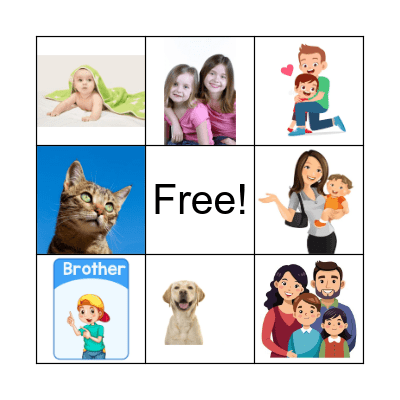 FAMILY Bingo Card