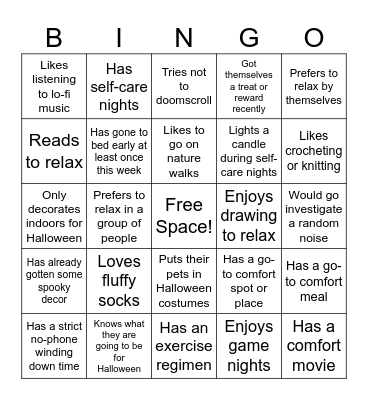 FRIGHTS AND ME-NIGHTS Bingo Card
