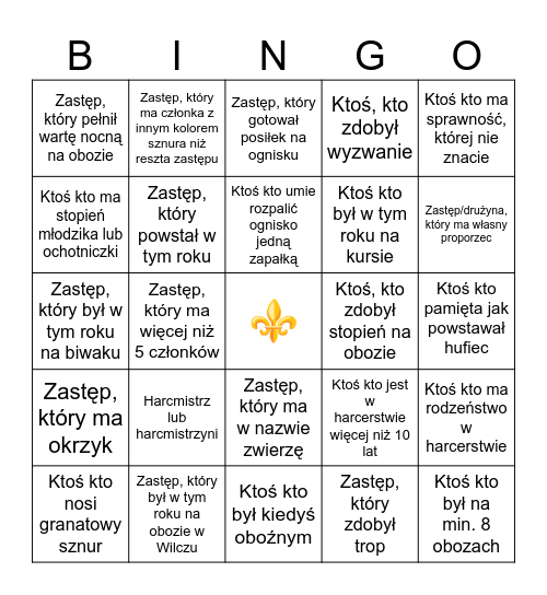 Wrocław Północ Bingo Card