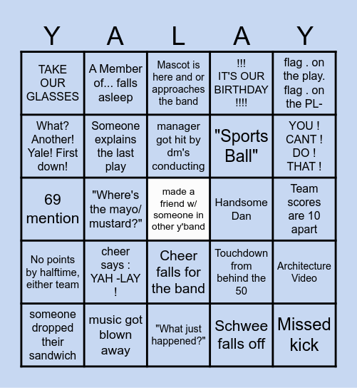 BINGO WAS HIS NAME-o Bingo Card