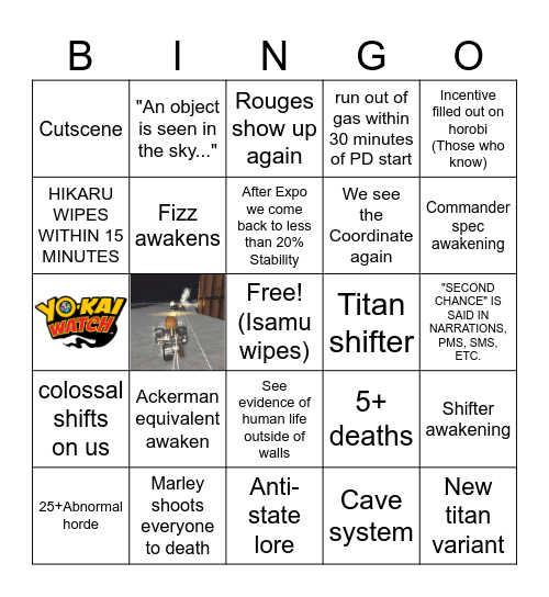 South Expo Bingo Card