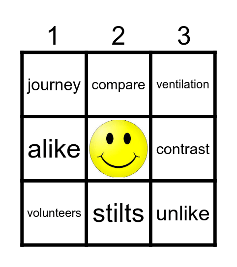 M1W5 BINGO Card