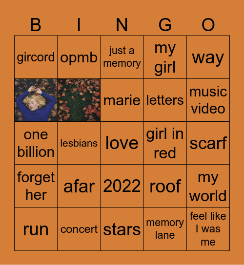 october bingo Card