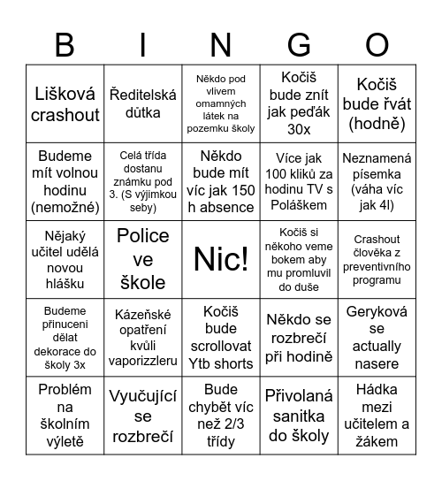 9.A 26/27 Bingo Card