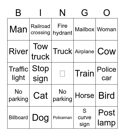 auto bingo Card