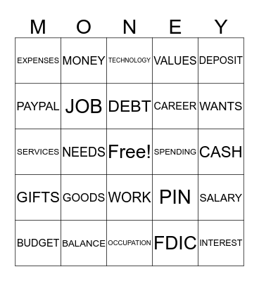 CAREER BINGO Card