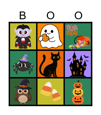 Halloween Scavenger Hunt Bingo Card