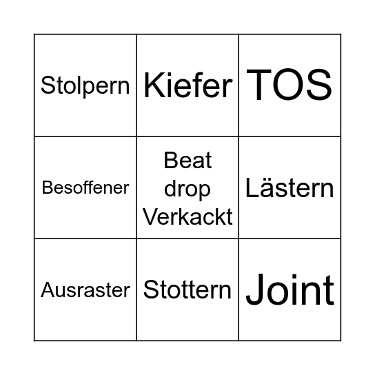 02.10 Bingo Card