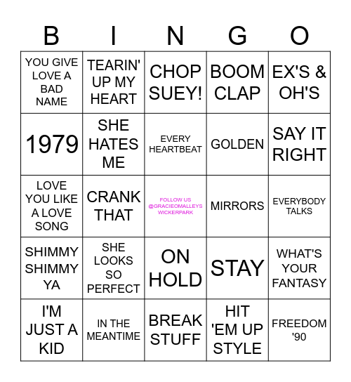 ROUND 2 Bingo Card