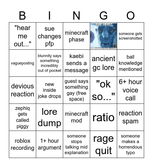 gc october bingo Card