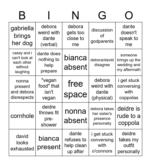 massachusetts shower bingo Card
