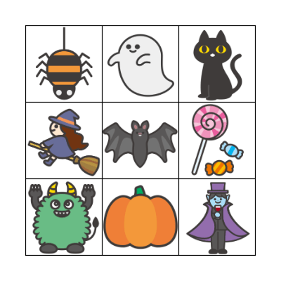 HALLOWEEN Bingo Card