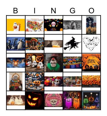 Spooky Bingo Card