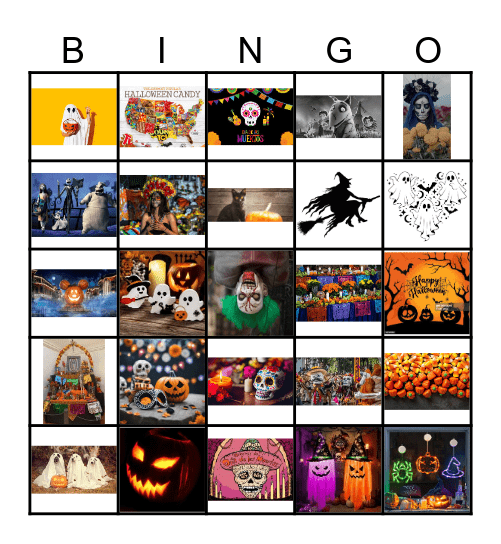 Spooky Bingo Card