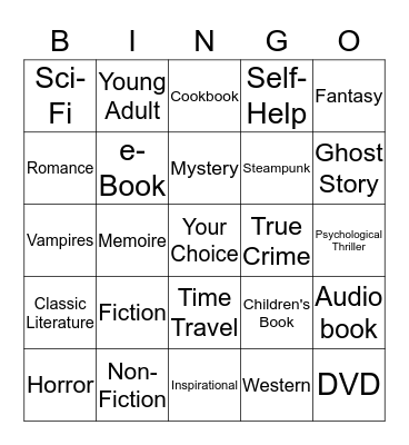 Groundbreaking Reads! Bingo Card