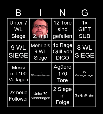 1. WL BINGO Card
