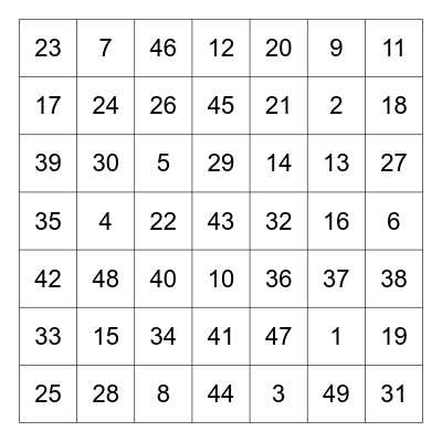The Ship Bingo Quiz Bingo Card