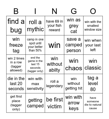 meow maddness Bingo Card