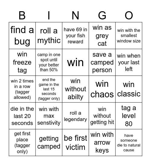 meow maddness Bingo Card